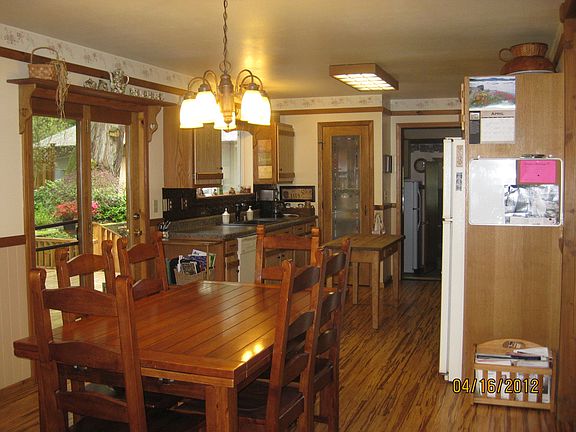 Thoughtfully designed country kitchen with pantry.