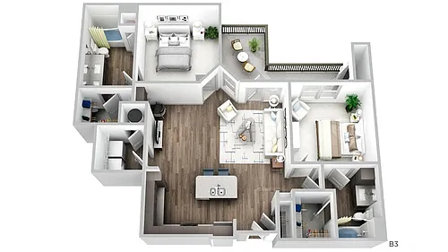 Floor plan B3
