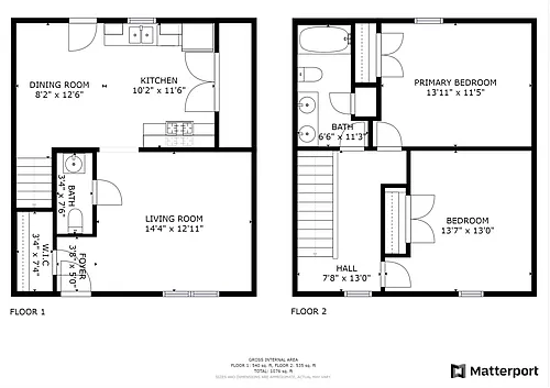 Floor plan Deluxe Townhome
