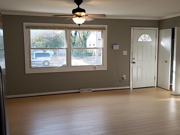 View from the kitchen open floor plan