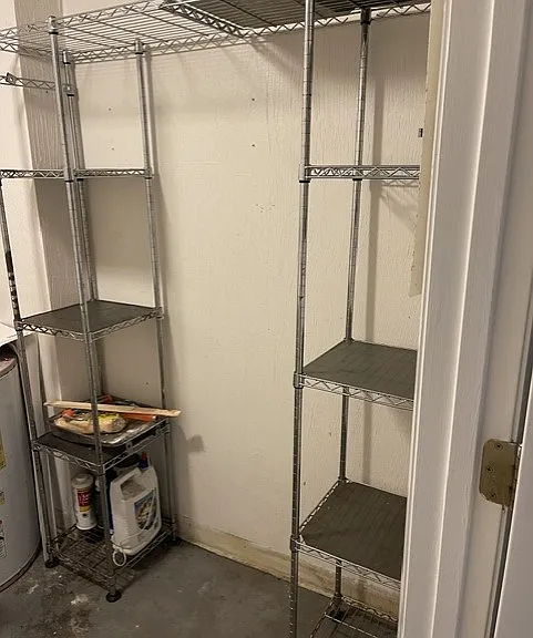 Storage in Laundry room