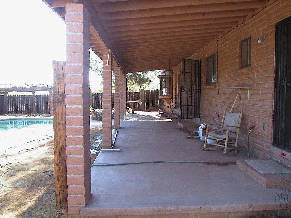 Huge back porch
