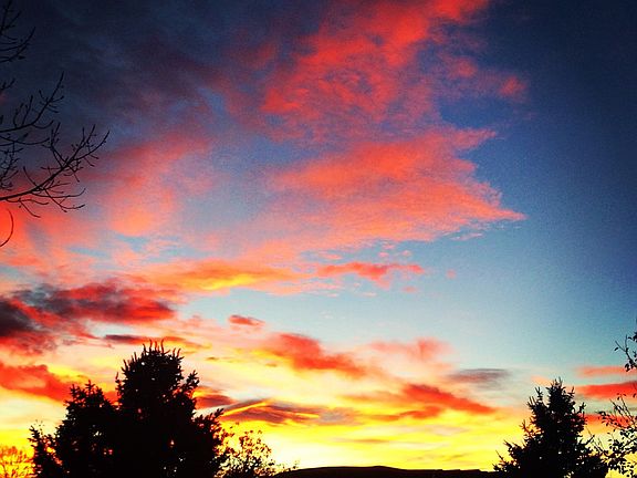 Sunrise from the deck