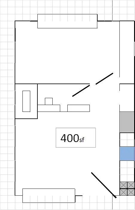 Floor plan Casa 1bd