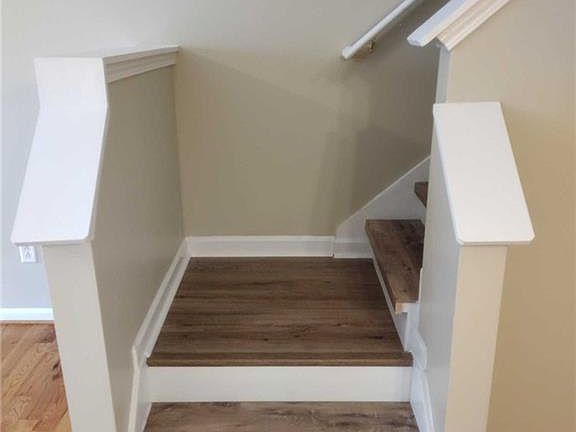 bottom of stairs