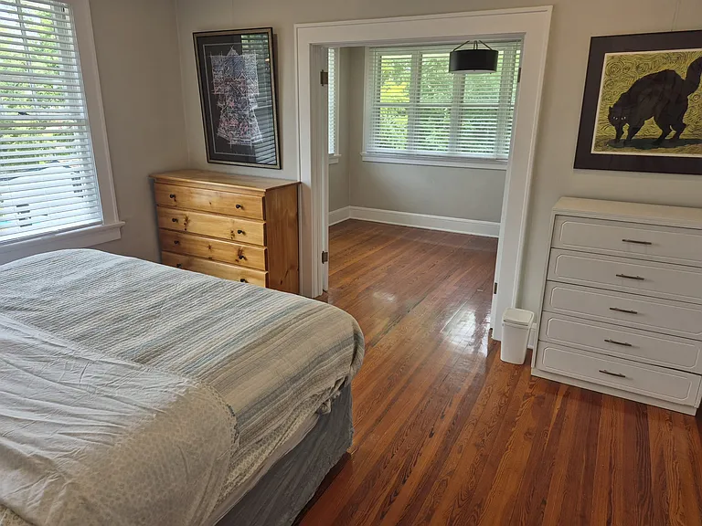 Bedroom includes a large 9'x13' en suite connecting to private bath.
