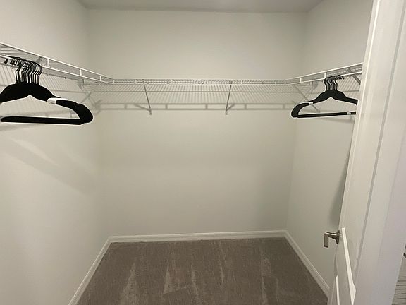 Master bedroom walk in closet