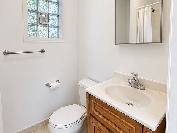 Downstairs bath with shower