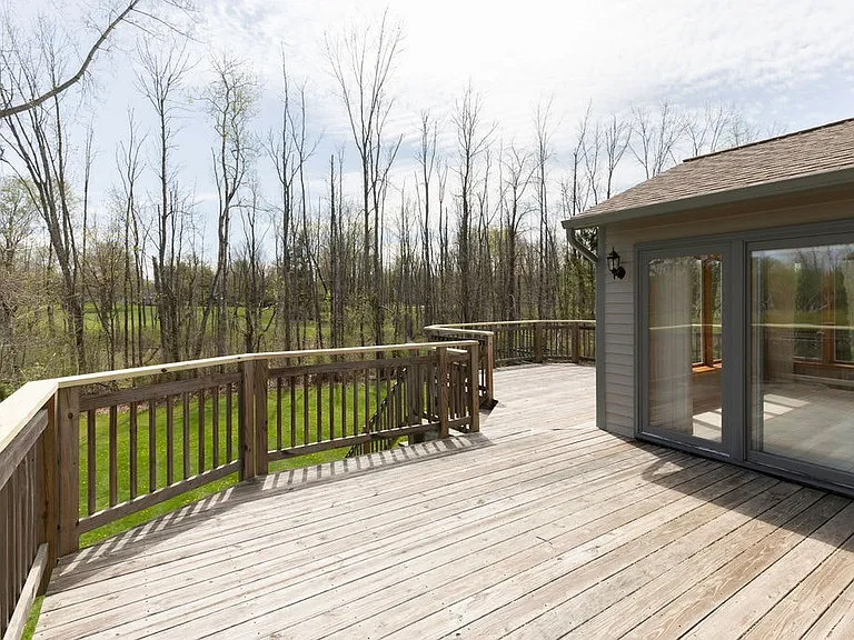 Deck off the family room