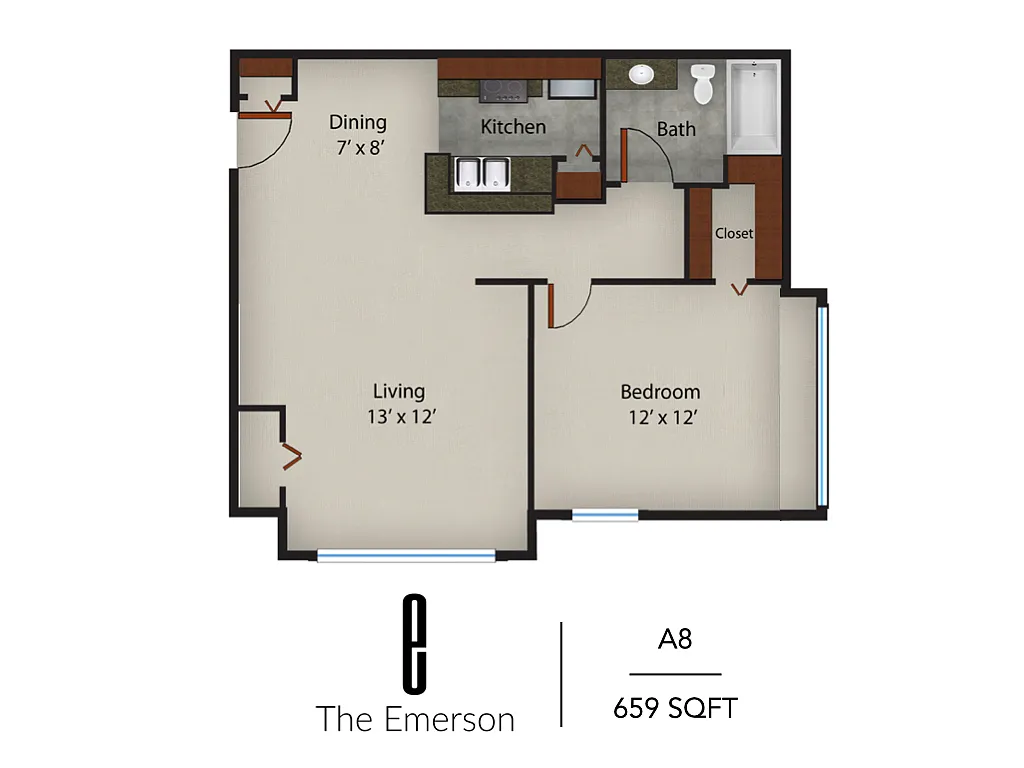 Floor plan A8