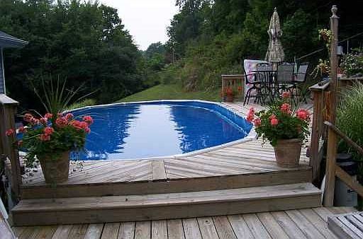 pool and deck
