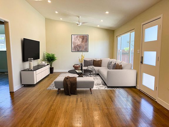 Bright sunny living room
