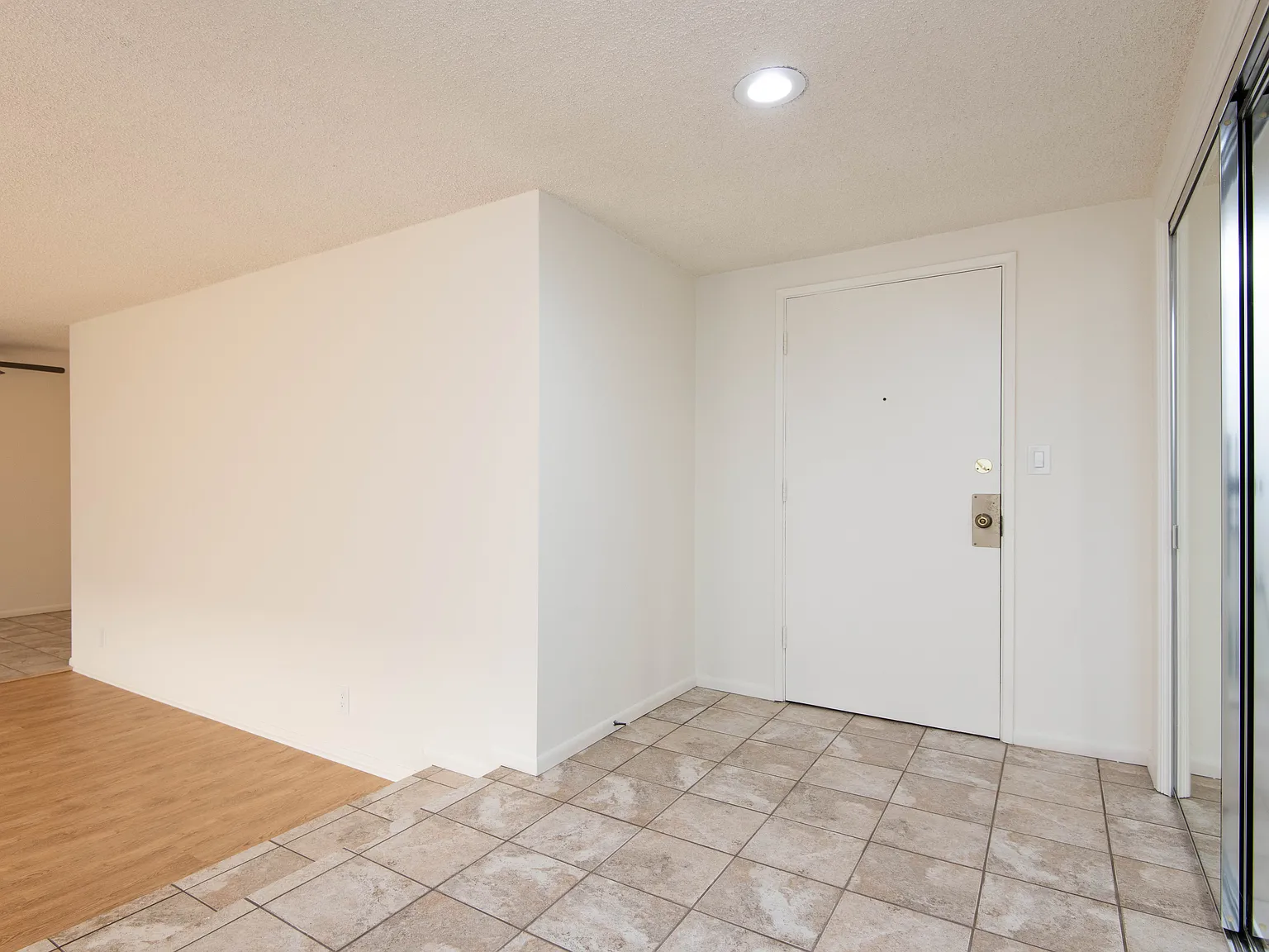 Entry/Exit into Apartment Home