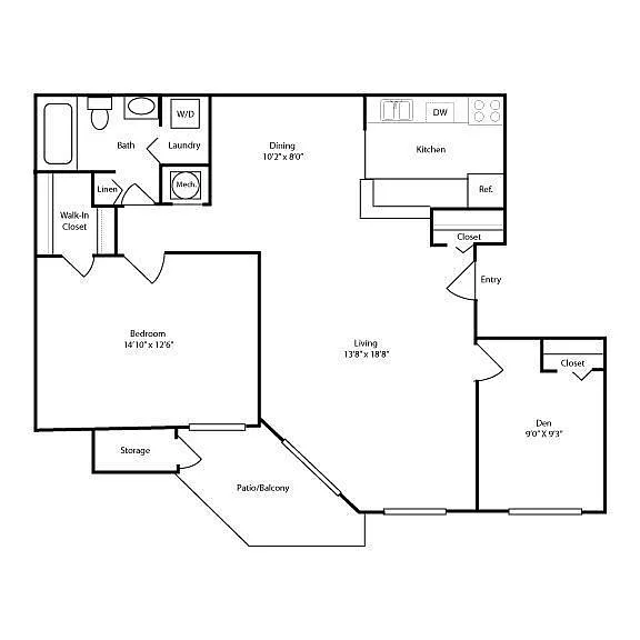 Floor plan A1D