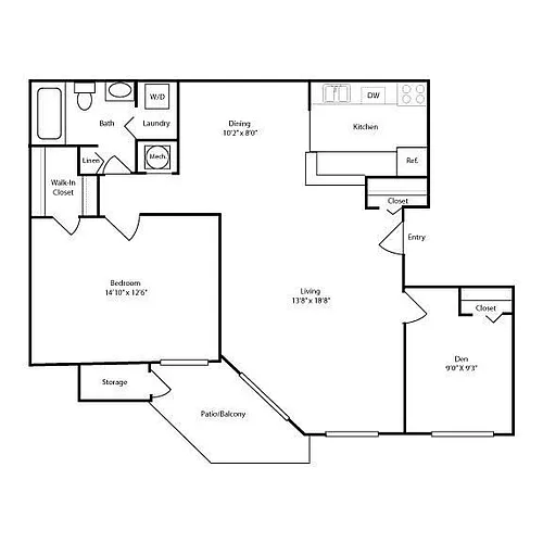 Floor plan A1D