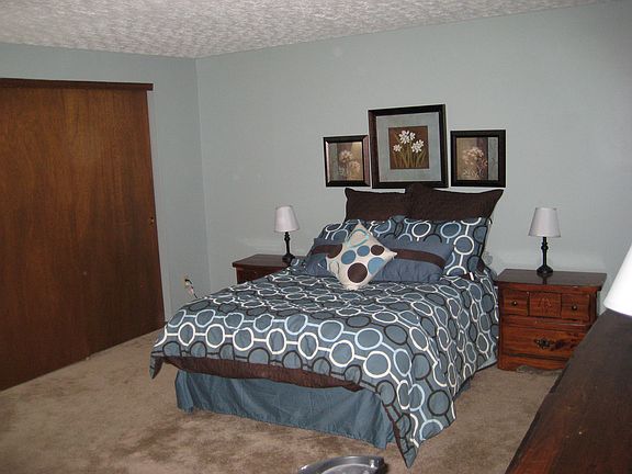 large bedroom with 1st closet