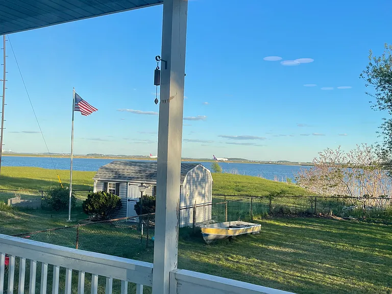 view from Kitchen and back porch