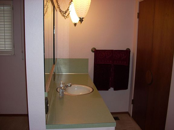 Vanity off the master bedroom