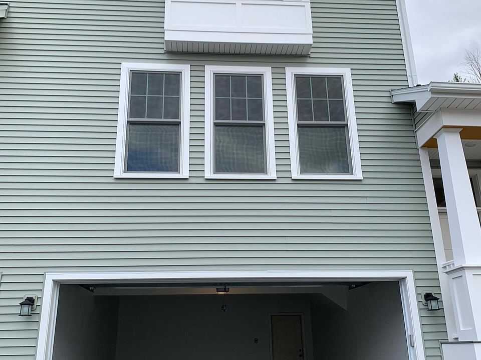 Front face of the house showing 2-car attached garage