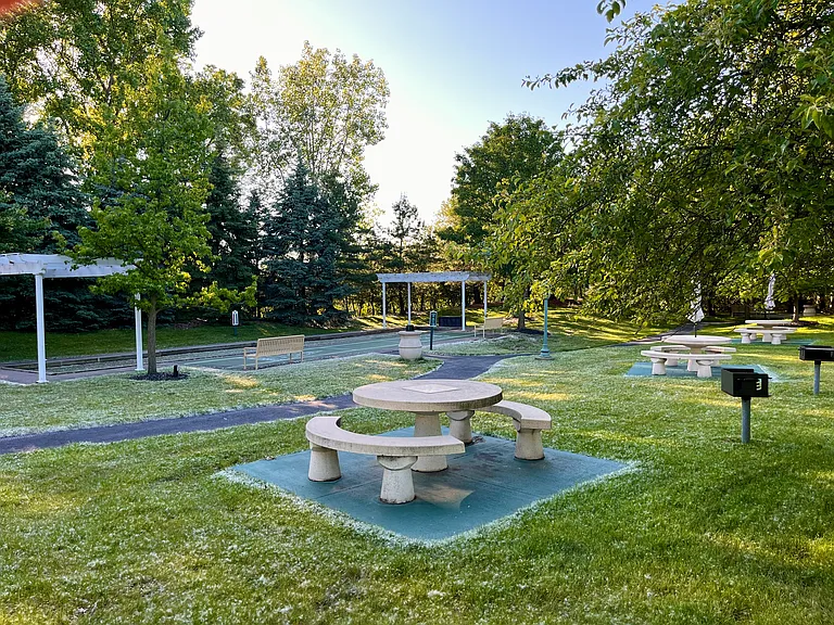 Picnic Grilling Area Near Bocce & Horseshoe Courts
