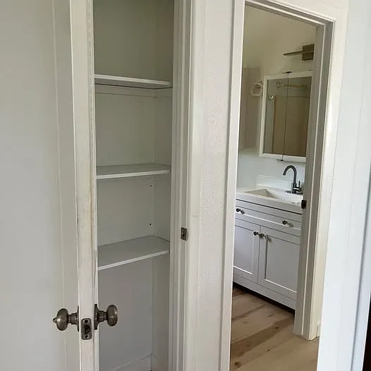 One hall closet.