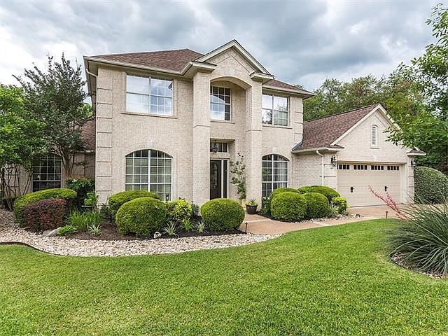 Stately five bedroom, four and half bath home in desirable Circle C in southwest Austin.