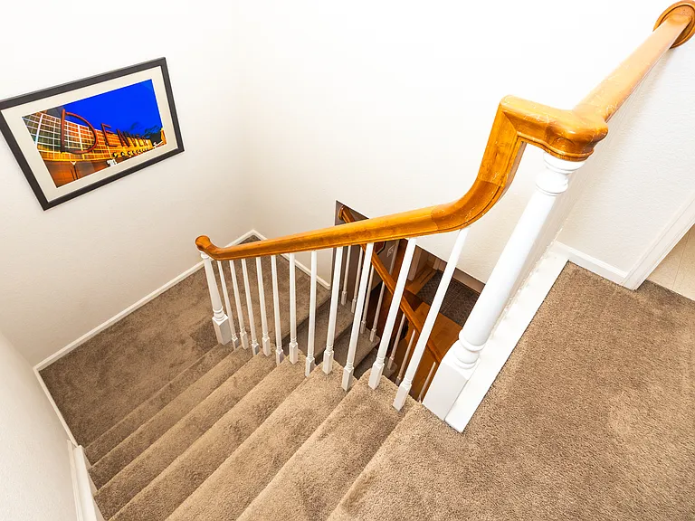 stairway (carpet will be replaced)