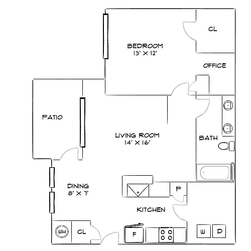 Floor plan Design 1D