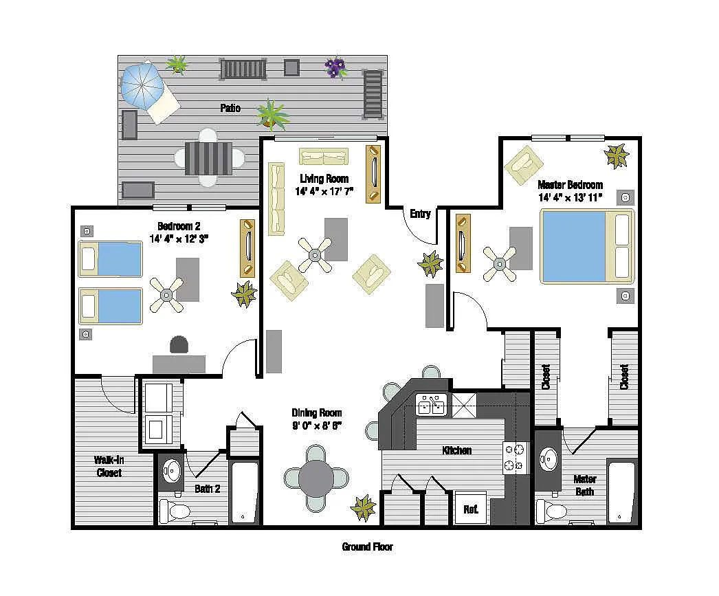 Floor plan Monaco Villas