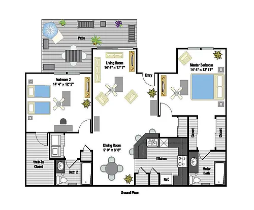 Floor plan Monaco Villas