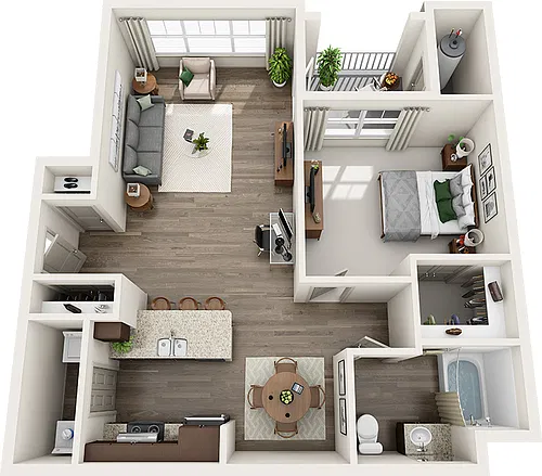 Floor plan B1