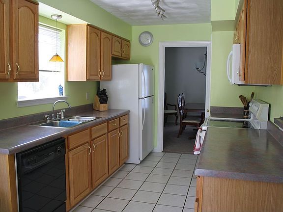 Galley kitchen with all appliance