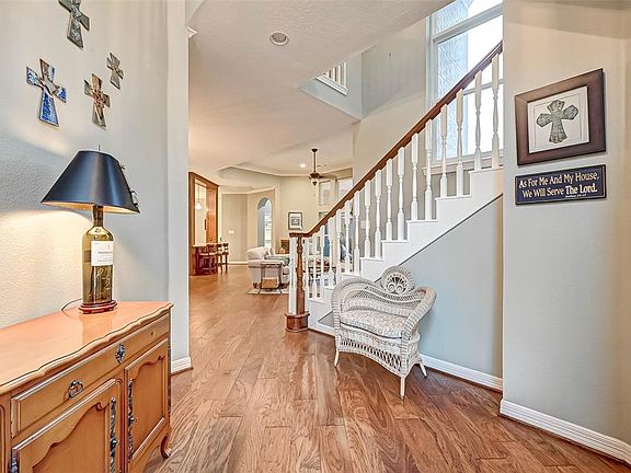 Foyer with guest bath to the right (not shown).