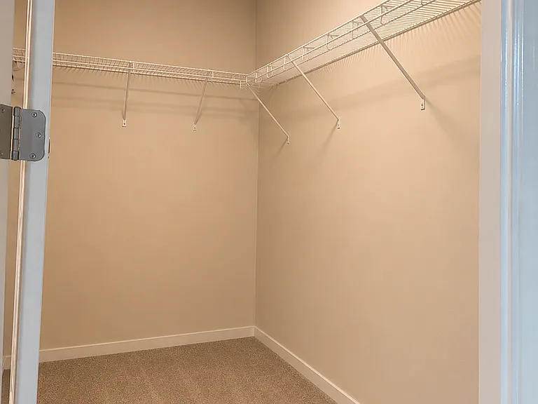 Custom Closet #2, Includes custom shoe racks (not shown)