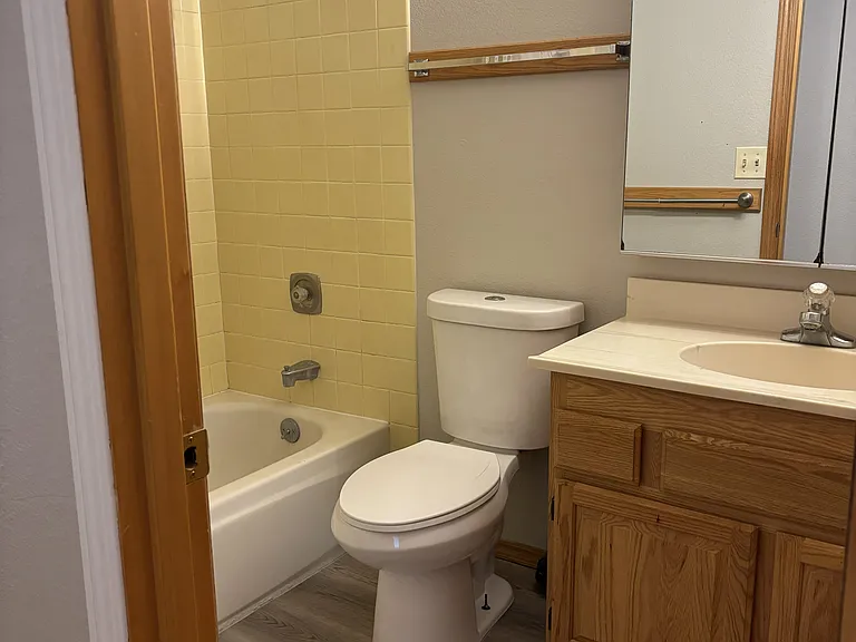 Main floor bathroom with full tub