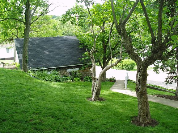 View to garage