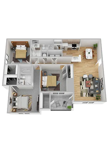 Floor plan Cottonwood