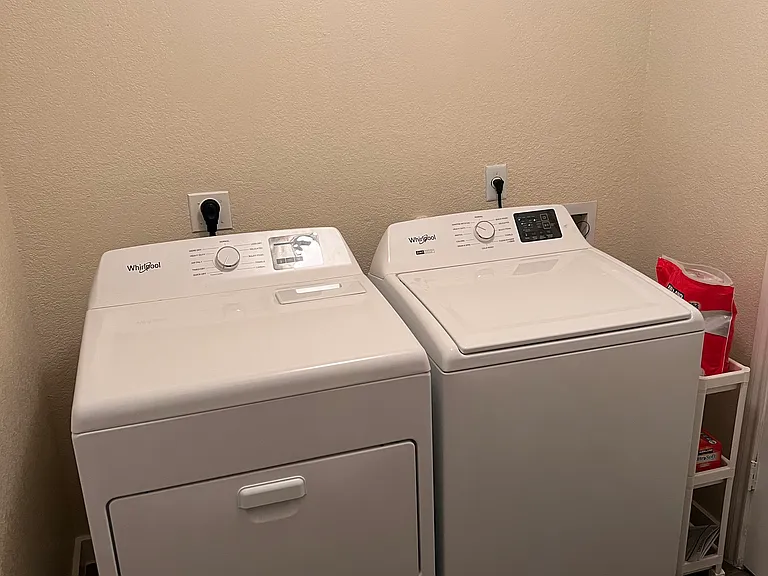 Stocked laundry room!