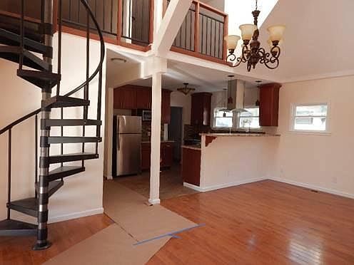 Living Room with Open Kitchen