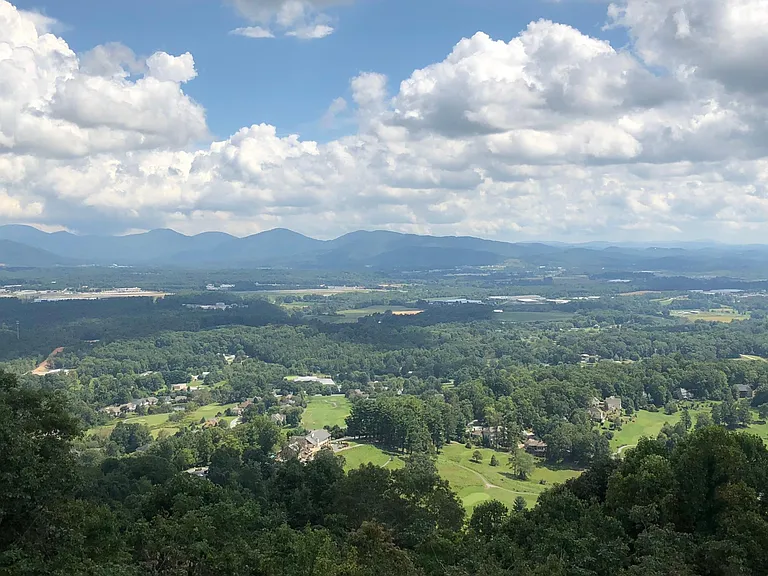Airplane view minutes from Asheville airport in town Asheville outlets