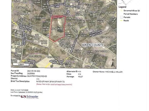 Gunter Pond Rd, Wagener, SC 29164