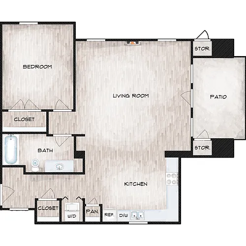 Floor plan Plan B