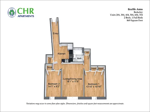 Floor plan 2 Bedroom