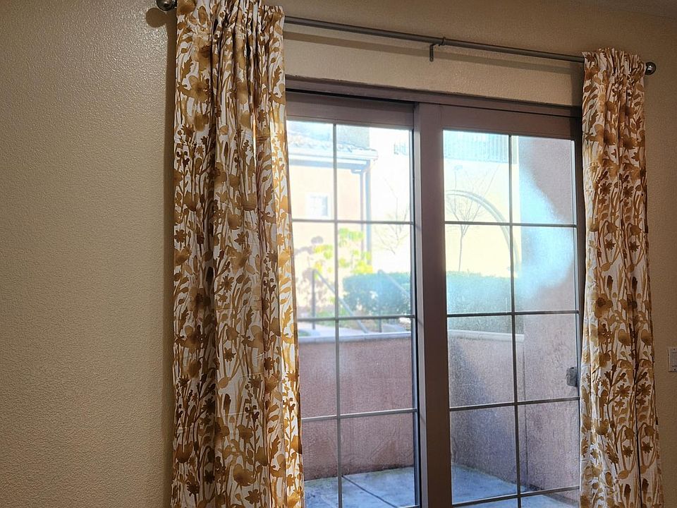 First floor: first bedroom and part of the patio.