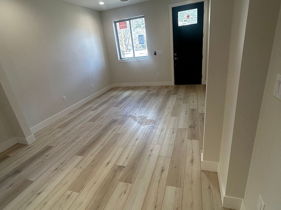 living room and front door