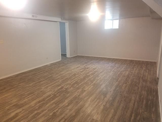 Large living room area off the dining room open to the kitchen