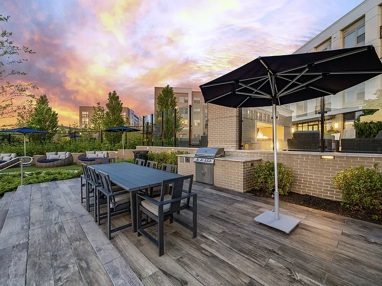 Enjoy outdoor dining at one of our many grilling stations