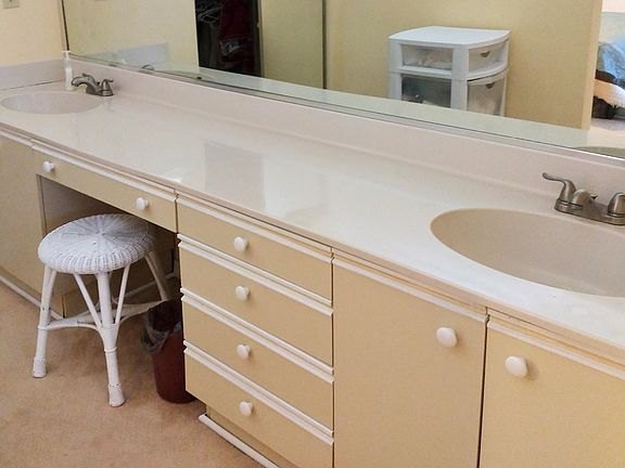 Master bath with walk-in closet.