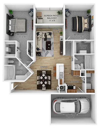 Floor plan C1