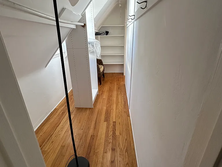 huge walk-in closet. can walk all the way through, access on both ends